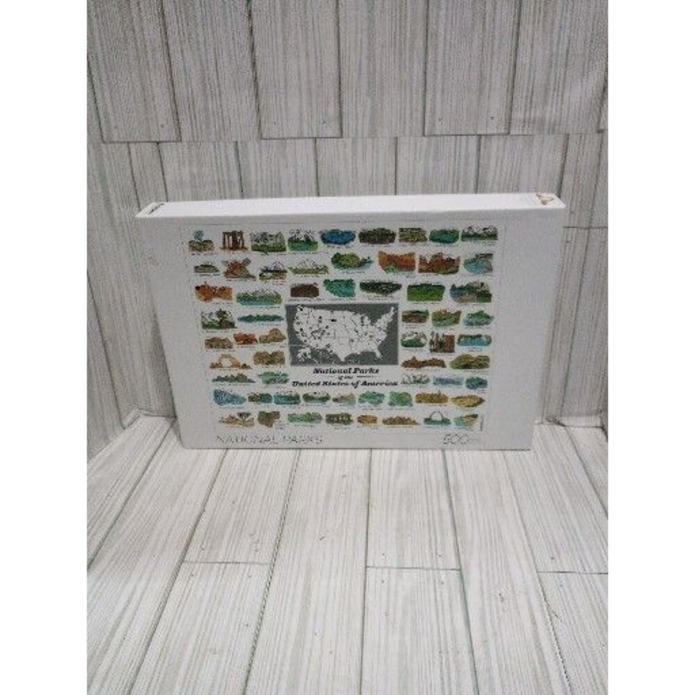 National Parks of the USA 500 Piece Jigsaw Puzzle Brainstorm 18”X 24”